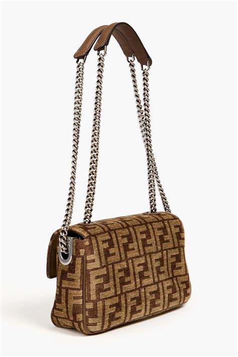 fendi mohair baguette|Fendi chenille bag.